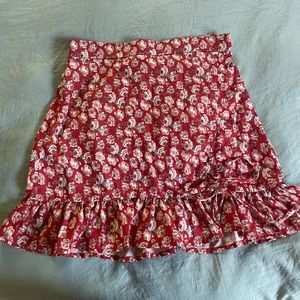 Shein Mini Skirt with a Tie